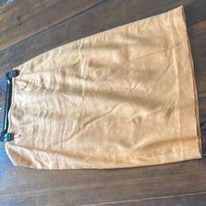J. Crew Tan Pencil Skirt Knee-length Casual
